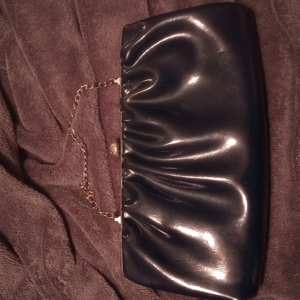 Navy blue clutch